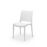 Chaise de café GOMERA blanche
