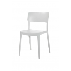 Chaise de bistrot VENTURA Blanc