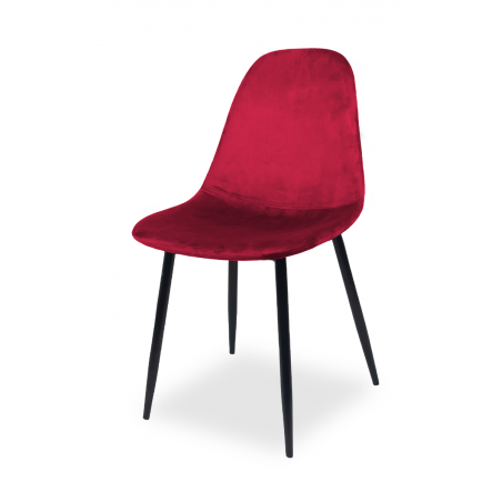 Chaise de bistrot BELLA MILANO rouge