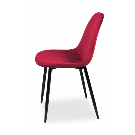 Chaise de bistrot BELLA MILANO rouge