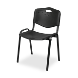 Chaises de conférence ISO PLAST BL Noir
