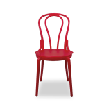 Chaise de bistrot MONET rouge