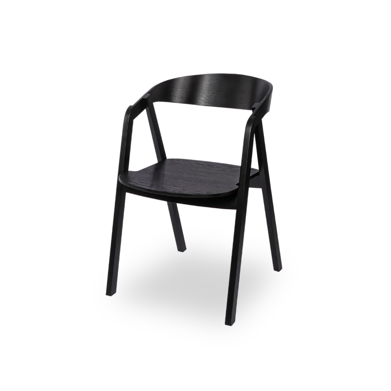 La chaise de restaurant en bois FUTURA Noir