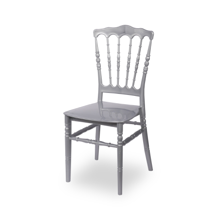 La chaise CHIAVARI NAPOLEON argent