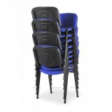 Chaises de conférence ISO 24HBL-T bleu