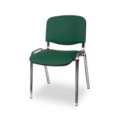 Chaise pour la salle d'attente ISO MED CR vert éco-cuir