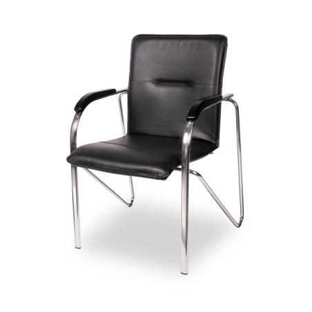 Chaises De Conférence SAMBA CR noir éco-cuir