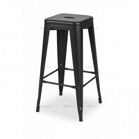 Tabouret de bar PARIS inspirées de TOLIX noir