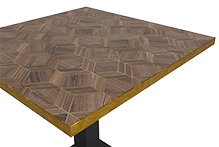 avec bordure décorative
