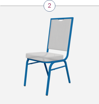 Choisissez la couleur du cadre de la chaise